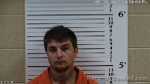 Mugshot of Dalton Smith Danielson booked in Cherokee County, North Carolina on August 21, 2026