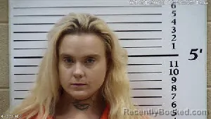 Mugshot of Keley Victoria Duckworth booked in Cherokee County, North Carolina on April 21, 2026