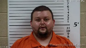 Mugshot of Tyler Glen Dobbs booked in Cherokee County, North Carolina on April 3, 2026