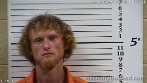 Mugshot of Zachary Dwayne Frady booked in Cherokee County, North Carolina on August 12, 2026