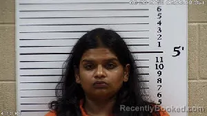 Mugshot of Anusha Gona booked in Cherokee County, North Carolina on June 20, 2026