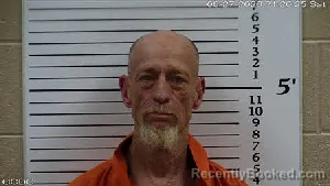 Mugshot of Mark Woodrow Green booked in Cherokee County, North Carolina on June 27, 2026