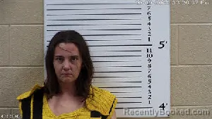 Mugshot of Charlotte Marie Haigler booked in Cherokee County, North Carolina on October 9, 2026