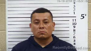 Mugshot of Miguel Angel Hernandez-Rodriguez booked in Cherokee County, North Carolina on May 9, 2026