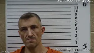 Mugshot of Christopher Paul Kelley booked in Cherokee County, North Carolina on May 11, 2026