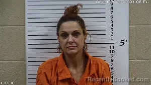 Mugshot of Amanda Armstrong Layton booked in Cherokee County, North Carolina on August 21, 2026
