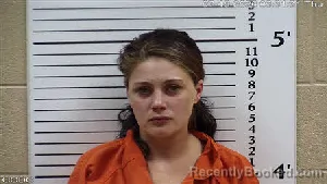 Mugshot of Brooklyn Sharon Isabella Molly booked in Cherokee County, North Carolina on July 16, 2026