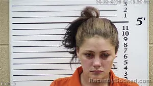 Mugshot of Brooklyn Isabella Molly booked in Cherokee County, North Carolina on August 29, 2026