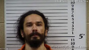 Mugshot of Brian Patrick Mejia booked in Cherokee County, North Carolina on August 13, 2026