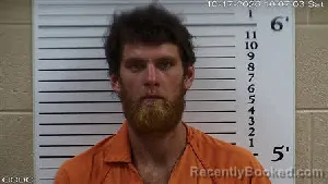 Mugshot of Chase James Montgomery booked in Cherokee County, North Carolina on October 17, 2026