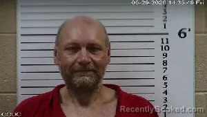 Mugshot of Kenneth Noland Millsaps booked in Cherokee County, North Carolina on May 29, 2026