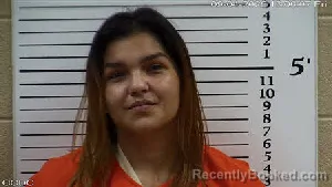 Mugshot of Tatiana Maria Morales booked in Cherokee County, North Carolina on September 4, 2026
