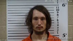 Mugshot of Jacob Wayne Parsons booked in Cherokee County, North Carolina on August 18, 2026