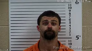 Mugshot of Jacob Ryan Perry booked in Cherokee County, North Carolina on October 6, 2026