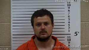 Mugshot of Dylan Lee Rogers booked in Cherokee County, North Carolina on May 21, 2026