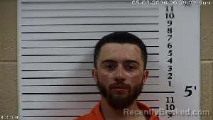 Mugshot of Jacob Tyler Roberts booked in Cherokee County, North Carolina on May 3, 2026