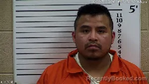Mugshot of Miguel Castro Rojas booked in Cherokee County, North Carolina on April 27, 2026