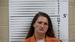 Mugshot of Christa Sheridan Shook booked in Cherokee County, North Carolina on June 2, 2026