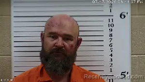 Mugshot of David Matthew Sullivan booked in Cherokee County, North Carolina on July 17, 2026