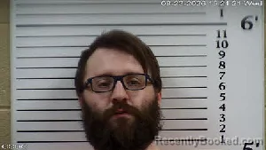 Mugshot of Isaac Amon Scarlett booked in Cherokee County, North Carolina on September 23, 2026