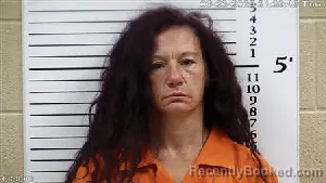 Mugshot of Leah Mandanna Stewart booked in Cherokee County, North Carolina on June 23, 2026