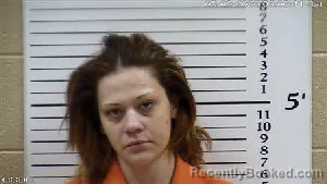Mugshot of Elizabeth Kaitlyn Trantham booked in Cherokee County, North Carolina on May 9, 2026