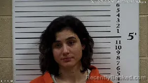 Mugshot of Stephanie MIchelle Vega Burgos booked in Cherokee County, North Carolina on April 27, 2026