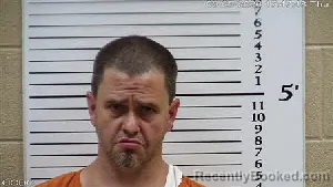 Mugshot of Dustin Alan Whitener booked in Cherokee County, North Carolina on June 25, 2026