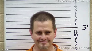 Mugshot of Dustin Alan Whitener booked in Cherokee County, North Carolina on September 8, 2026