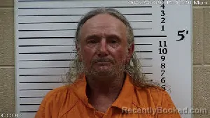 Mugshot of Grady Whitener booked in Cherokee County, North Carolina on June 22, 2026