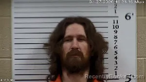 Mugshot of Jonathan Daniel Whitlow booked in Cherokee County, North Carolina on April 27, 2026