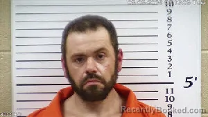 Mugshot of Sean Stuart Woods booked in Cherokee County, North Carolina on May 5, 2026