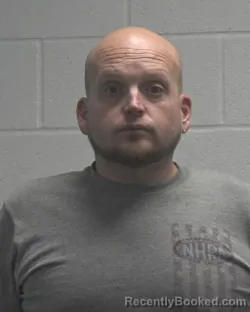 Mugshot of James Brett Hawkins booked in Cleveland County, North Carolina on August 3, 2026