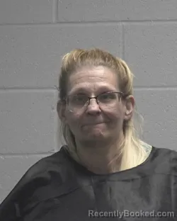Mugshot of Leslie Hope Gibson booked in Cleveland County, North Carolina on September 3, 2026