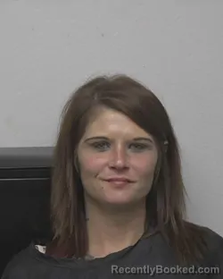 Mugshot of Haley Megan Paige Hunt booked in Cleveland County, North Carolina on August 24, 2026