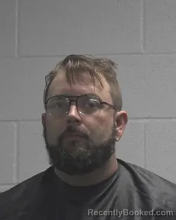 Mugshot of Cameron Duane Canipe booked in Cleveland County, North Carolina on August 13, 2026