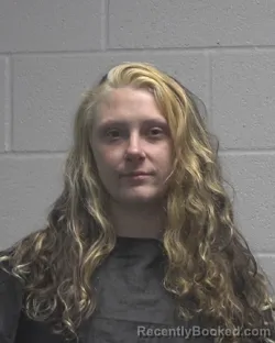 Mugshot of Melia Kaylin Bryant booked in Cleveland County, North Carolina on August 11, 2026