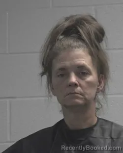 Mugshot of Brandy Michelle Lancaster booked in Cleveland County, North Carolina on August 20, 2026