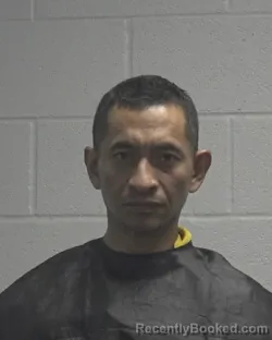 Mugshot of JAVIER DANIEL MONTALVO CARDENAS booked in Cleveland County, North Carolina on July 7, 2026