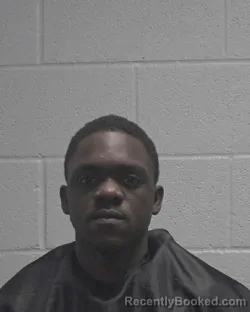 Mugshot of JUSTIN ONEAL SANDERS booked in Cleveland County, North Carolina on April 14, 2026