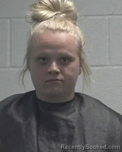 Mugshot of AMBER LEONA SANDERS booked in Cleveland County, North Carolina on April 23, 2026