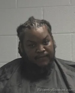 Mugshot of Jermaine Deandre Patton booked in Cleveland County, North Carolina on August 14, 2026