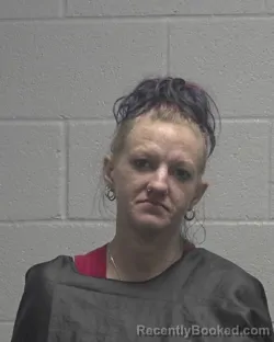 Mugshot of Britney Nicole Mcvay booked in Cleveland County, North Carolina on August 6, 2026