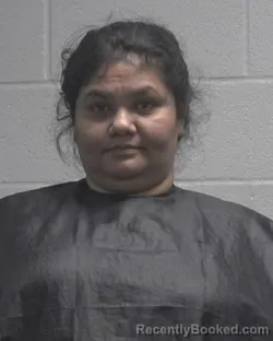Mugshot of Vilma Stephanie Posades booked in Cleveland County, North Carolina on August 18, 2026