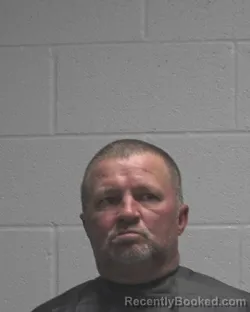 Mugshot of Jason Chad Upton booked in Cleveland County, North Carolina on October 14, 2026