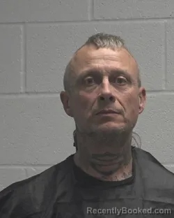 Mugshot of CARL TRAVIS OLIVER booked in Cleveland County, North Carolina on May 8, 2026