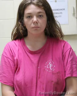 Mugshot of Cheyanne Kay James booked in Dixie County, Florida on September 30, 2026