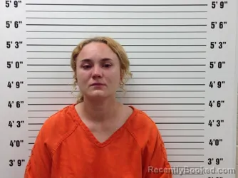 Mugshot of Samantha Elizabeth Burns booked in Pickens County, Georgia on October 4, 2026