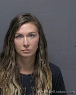 Mugshot of Leah Skye Griffin booked in Dare County, North Carolina on August 8, 2026