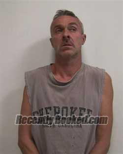 Booking photo from Davidson County, North Carolina